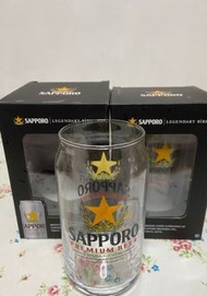 sapporo 啤酒杯 x 2