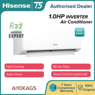 Hisense Inverter R32 Air Conditioner (1HP / 1.5HP / 2HP / 2.5HP) Aircond Air Cond