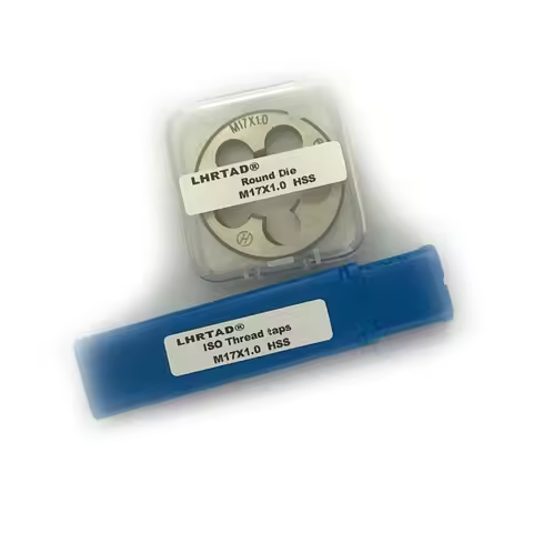 Metric Screw Tap Drill and die Set M17X1.0 M17X2 M17X1.5 HSS Machine Fine thread Plug Tap die cut To