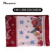 [Phenovo] Christmas Table Cloth Decoration Nordic Decorative Funny Rustic Table Cover for Buffet Din