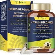 High Cholesterol Citrus Bergamot Supplement-Italian Citrus Bergamot and Plant Citrus Stanols Natural