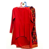 BAJU KURUNG MODEN CORAK SONGKET
