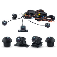 HD 3D 360 Camera Car Bird View System 4 Camera 360 720P SONY 225 Rear/Front/Left/Right 3D 360 Camera for Android Car Rad