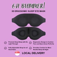 [SG STOCK] [HH] Oh Bummer! EYEHUGGER 3D ERGONOMIC SLEEPING EYE MASK- Improve Sleep Quality