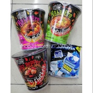 Combo Mamee Monster Ghost Pepper Spicy Snack + Daebak Habanero Spicy Chicken + Habanero Kimchi Cup Noodles