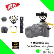 Deity V-Mic D4 DUO Dual Cardioid Voice Recording Microphone for DSLR Camera