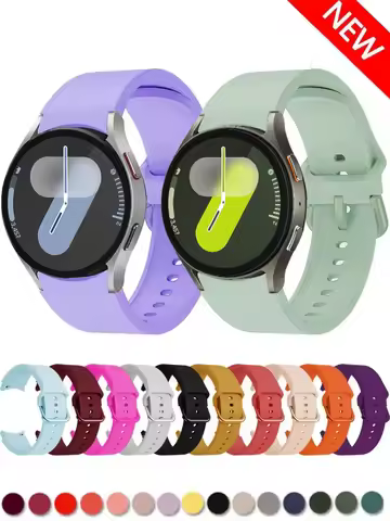 Strap for Samsung Galaxy Watch 7 6 4 44mm 40mm/4 Classic 46mm 42mm Wristband 20mm Silicone Bracelet