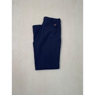 DICKIES - 874 ORIGINAL FIT WORK PANTS NAVY SIZE 34