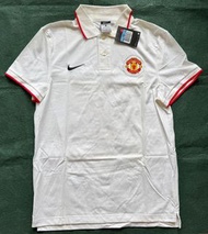 2010年NIKE曼聯白色短袖POLO恤