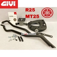 GIVI MONORACK R25 MT25 SPECIAL ADVANCE RACK J SRV YAMAHA R25 MT25 MOTOR ACCESSORIES MT25 R25 MT-25