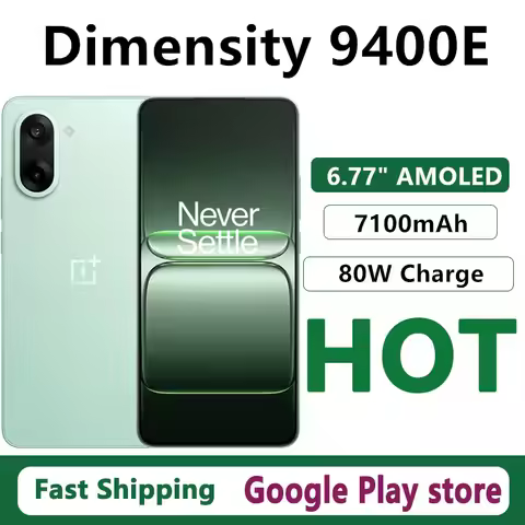 Original Oneplus Ace 5 Racing Edition Mobile Phone 80W Charge 7100mAh Battery Dimensity 9400E 50.0MP