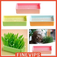 [Finevips] 4x Tray Wheatgrass Bean Sprouts Trays Sprouting Container Nursery Tray for Seedling Planting Greenhouse Garden