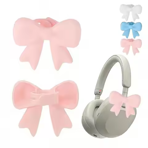Silicone Headphone Bow 3D Cute Decor For Gamers Earphone Decoration Must Have