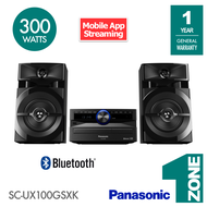 Panasonic 300w HIFI System with Bluetooth Streaming - Model: SC-UX100 / SC-UX100GSXK