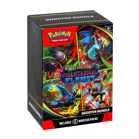 Pokemon PTCG English Mega Phantasmal Flames Scarlet Violet 151 Booster Bundle Version ME02 Trainer B