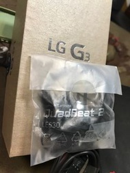 全新3.5 高音質線控手機耳機 QuadBeat2 LE530 LG G3附的
