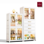 Easyhome.sg Foldable Storage Cabinet | Kids Wardrobe & Clothes Organizer (Space-Saving)