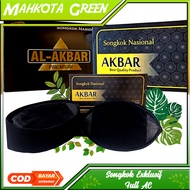 HITAM Al-akbar Peci Black Polos AC/Al-Akbar Songkok Black Exclusive