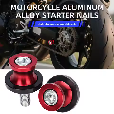 2pcs 6mm 8mm 10mm Motorcycle Swingarm Spools Rear Stand Screws Sliders For Kawasaki Ninja 650 Z900 Z
