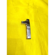 Arising Letters / CHROME Numbers / Vehicle Plate Numbers / Luxury CHROME Numbers 7CM / ORDER 4 PCS