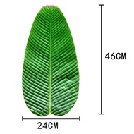 【Thurstan】ใบตองเทียม ใบตองปลอม ใบตองเสมือนจริง ฺBanana Leaf ใบบัวปลอม ใบบัวเทียม ใบบัวจำลอง