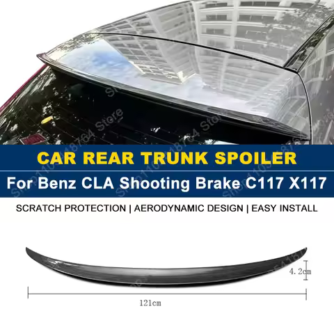 Fit For Mercedes Benz Accessories CLA Shooting Brake C117 X117 2013+ Car Rear Roof Trunk Spoiler Win