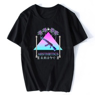 Aesthetics Ak-47 Pyramid T-shirts Streetwear Summer Men/Male Vaporwave T Shirt Aesthetic Clothes Cam