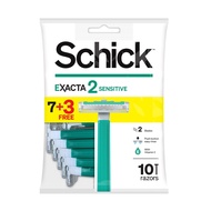 SCHICK MEN Exacta 2 Sensitive Disposable Razor 7s+3s