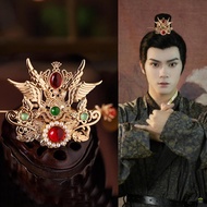 Ancient Court Style Hair Crown Woman Men Elegant Retro Headpiece  for Cosplay Party Chinese Cloth Ma