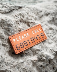 皮革電話號碼牌 | 手縫皮革材料包 | BSP189