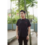 Fred Perry Abstract Collar Original BlackPOLO Shirt/ Authentic FredperryPOLO Fred Perry Polo Shirt P