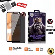 MACCPRO TEMPERED GLASS ANTI STATIK SPY VIVO Y05 VIVO Y29
