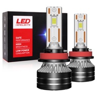 2PCS Q5 H4 Car LED Headlight H11 H7 H8 9005 9006 9012 H1 H3 H4 H13 Light Bulb 260W 220000LM A Pair 6