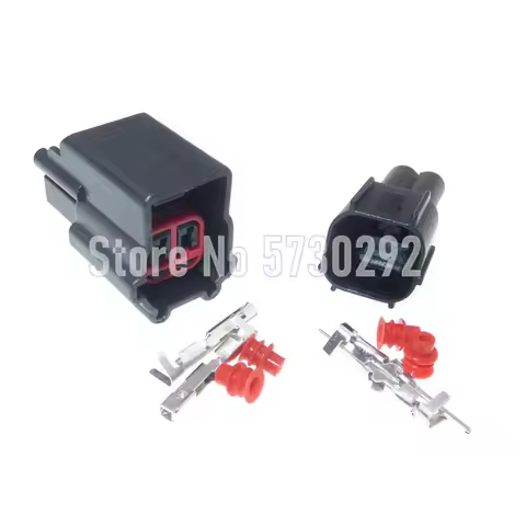 2P Auto Headlight Plug 3U2Z-14S411-EKB EPC E-4995 Wiring Harness Plug Wiper Motor Relay Connector Fo