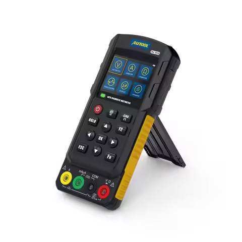 AUTOOL DM303 Car Diagnostic Multimeter Engine 2.8 Inch Color Display Motor Instrument Tester Fault D