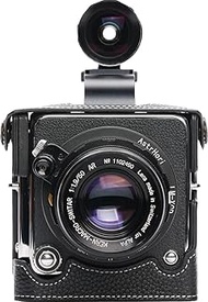 BMAOLLONGB 907X CFV 100C Case, Handmade Genuine Real Leather Half Camera Case Bag Cover for Hasselbl