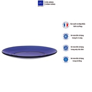 Set of 2 plates D3008F Duralex - Sapphire Blue Lys 19 cm High quality French tempered glass [Genuine