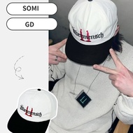 Kpop G-DRAGON Übermensch Concert Embroidered Duck Tongue Cap Summer Sunshade GD POWER Baseball Cap