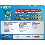 Terbaru! K Vision Paket Cling 1 Tahun Mnc