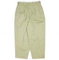 Dickies x JOURNAL STANDARD Dickies Journal Standard 特別訂製 T/C 雙褶寬褲 191M40JS02 M 米色錐形褲腳 [二手] [Dickies 
