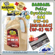 BARDAHL MXP Fully Synthetic Superior Petrol Engine Oil SAE 0W-20 0W20 SN/ILSAC GF-5 GF5 4L 4LT