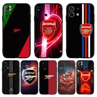 【A+6】Arsenal FC for Redmi Note 7 8 9 10 4G Pro Max 8T 9S 9T TPU black silicone frosted phone case