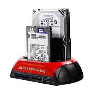 All in 1 Hdd Docking Station eSATA to USB2.0 Adapter For 2.5 3.5 inch Hard Disk Drive External HDD E