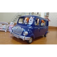 【car series〈navy blue〉7-seater★Sylvanian Families】Japan〈Drive family wagon together〉 Car, Wagon, Camper, Camping Outdoor, exploration, leisureシルバニア 車 ネイビー