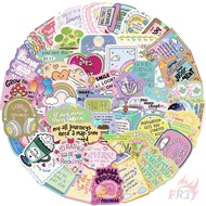 ❀ Funny Healing Phrase Series 02 Shiny Stickers ❀ 50Pcs/Set DIY Fashion Waterproof Kids Rewards Stic