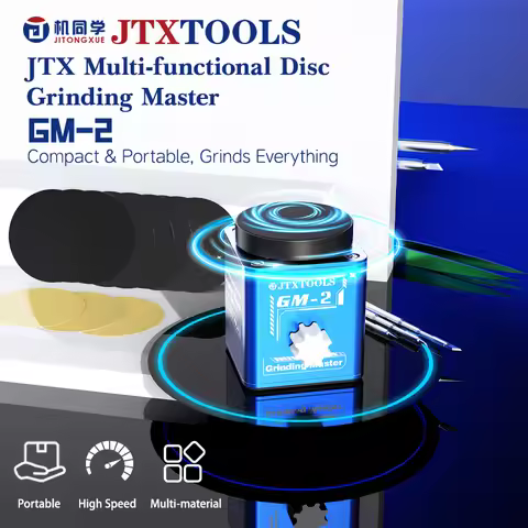 JTX GM-2 Multi functional Disc Polishing Grinding Machine for Tweezers Blades Metal Wood Plastic Gri