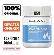 Healthy Care Ultimate Omega 3-6-9 369 200 Caps Omega-3 Omega3 Fish Oil