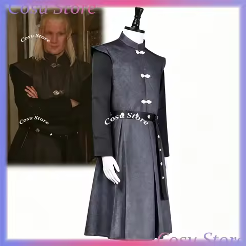 Adult Medieval Worrior Fighting Suit Daemon Targaryen Cosplay Dragon Prince Costume Halloween Carniv