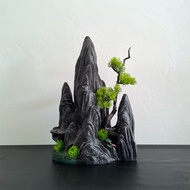 Decorative Rockery Stone for Aquarium Aquarium Landscaping Ornament Stone Resin Small Rockery Stone 