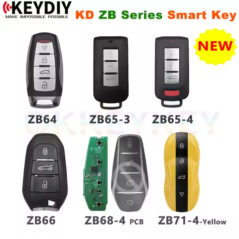 KEYDIY ZB Series Universal Smart Key ZB64 ZB65-3 ZB65-4 ZB68-4 ZB71-4 for KD-X2 KD-X4 KD-MAX for Mis